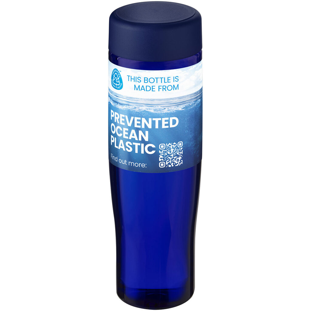 Бутылка для воды H2O Active® Eco Tempo объемом 700 мл с завинчивающейся крышкой cиний, cиний - 21045052- Фото №2