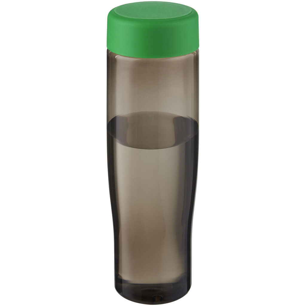 Пляшка для води H2O Active® Eco Tempo об'ємом 700 мл з кришкою, що закручується. зелений, темно-сірий - 21045061- Фото №1
