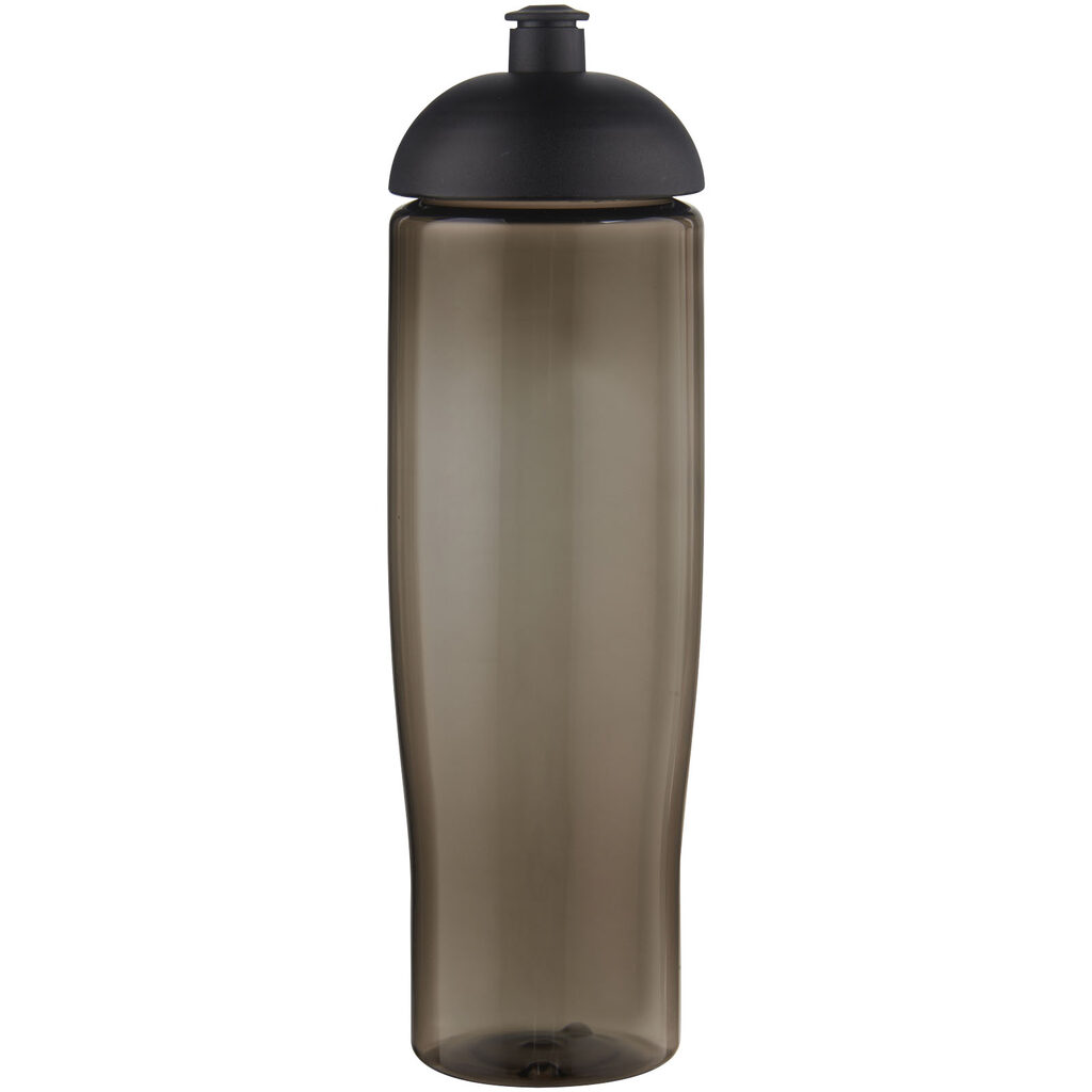 Спортивна пляшка H2O Active® Eco Tempo об'ємом 700 мл із куполоподібною кришкою суцільний чорний, темно-сірий - 21045190- Фото №3