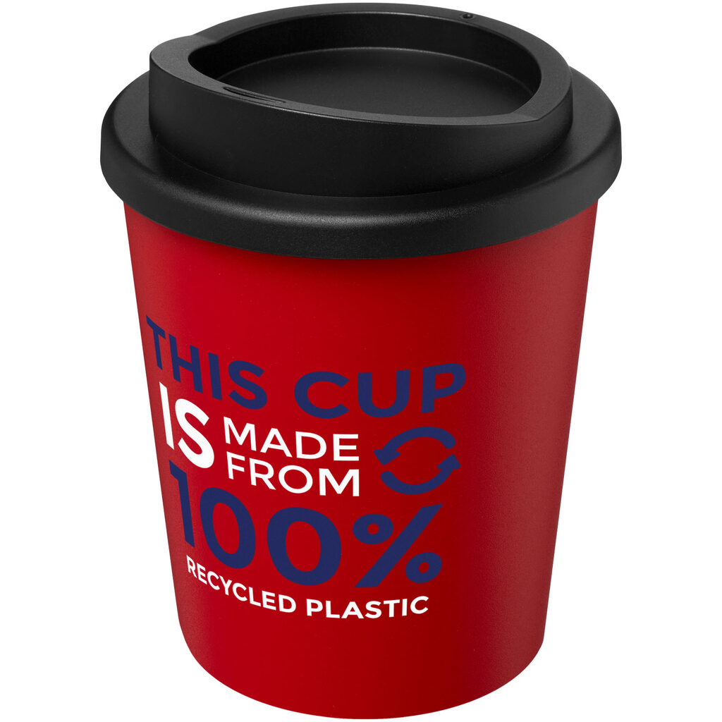 Americano® Espresso Термосткан из переработанного материала объемом 250 мл красный, сплошной черный - 21045221- Фото №2