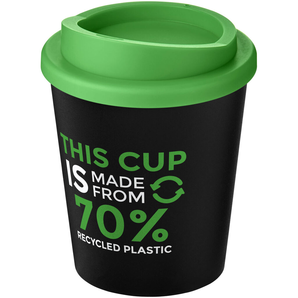 Кружка Americano Espresso Eco суцільний чорний, зелений - 21045405- Фото №2