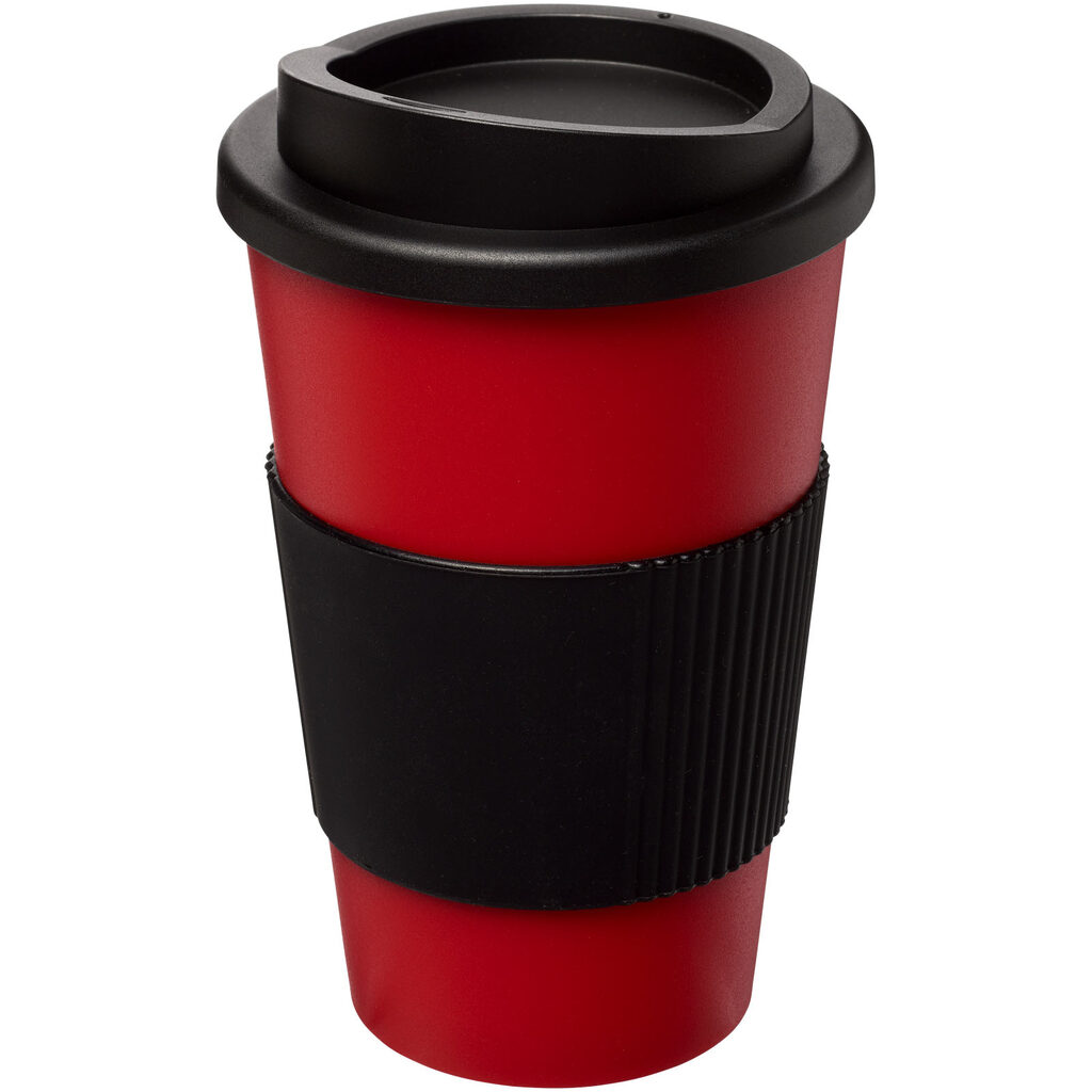 Americano® Термокружка об'ємом 350 мл суцільний чорний, червоний - 22000299- Фото №1