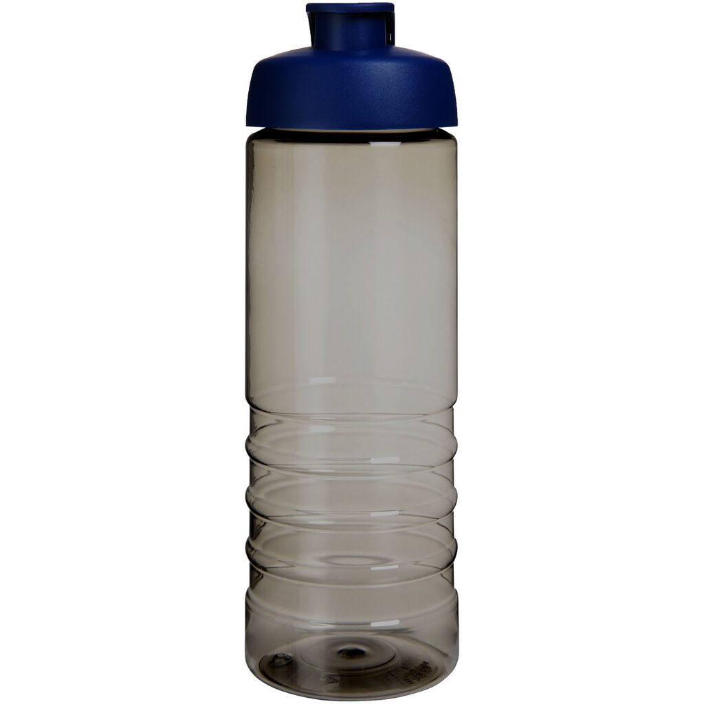 Спортивна пляшка H2O Active® Eco Treble об'ємом 750 мл із куполоподібною кришкою темно-сірий, синій - 21047904- Фото №3