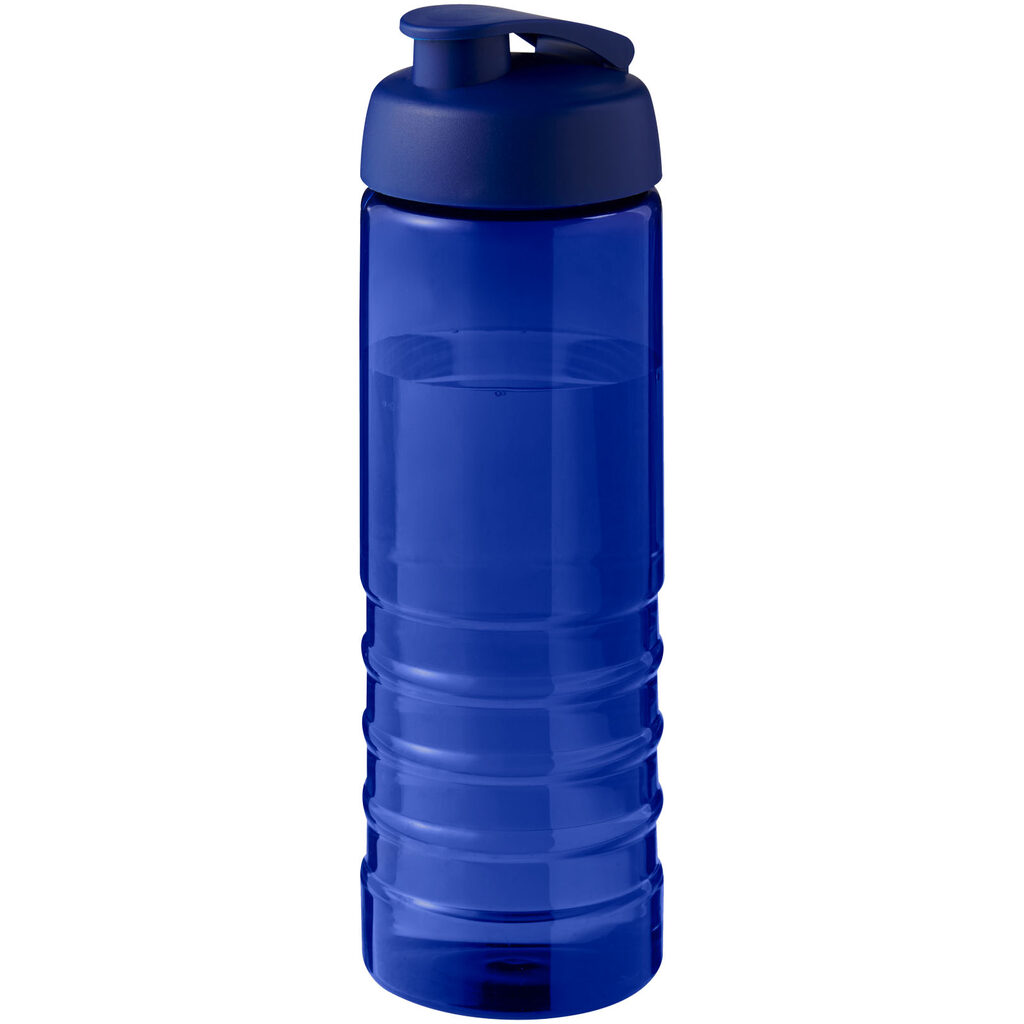 Спортивна пляшка H2O Active® Eco Treble об'ємом 750 мл із куполоподібною кришкою синій - 21047905- Фото №1