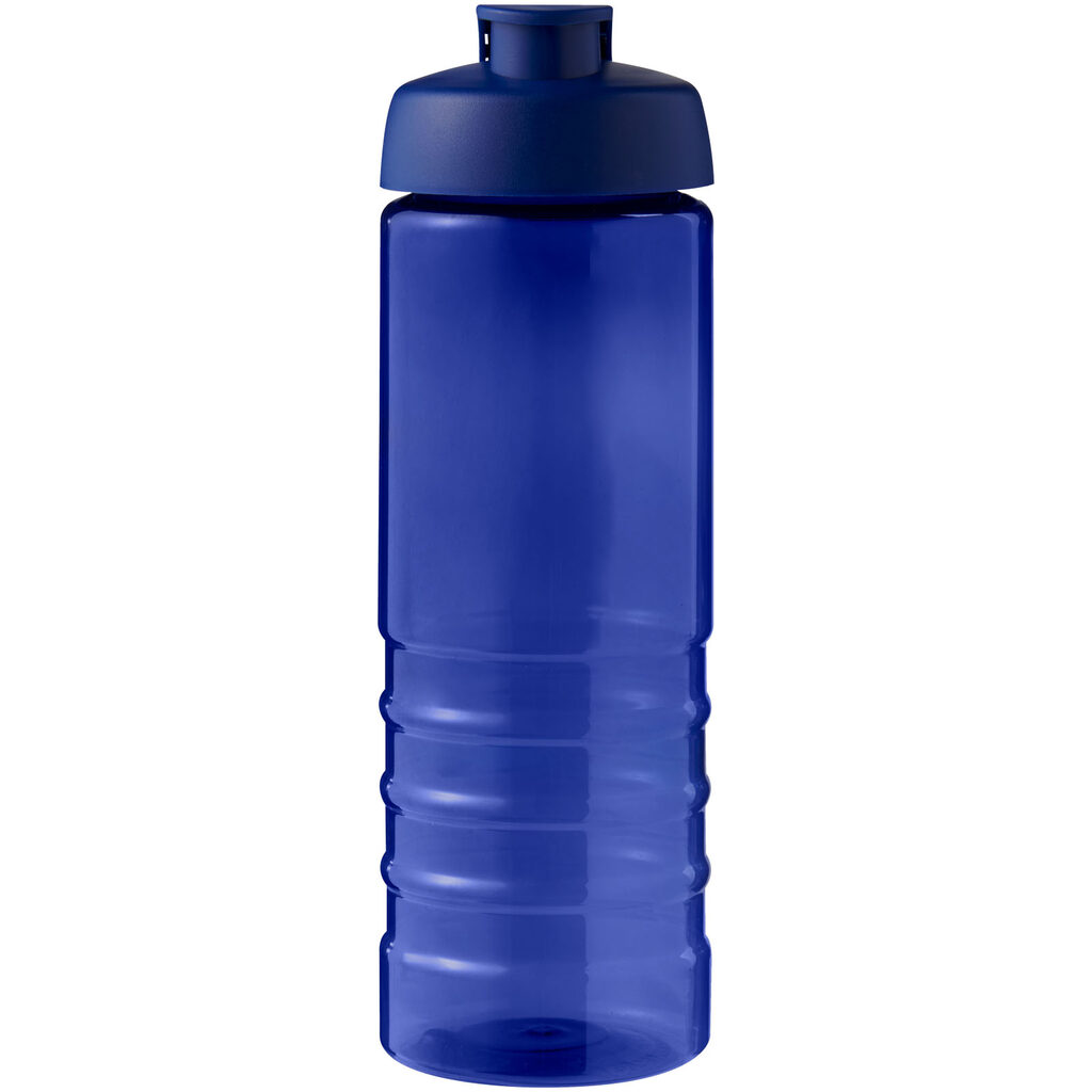 Спортивна пляшка H2O Active® Eco Treble об'ємом 750 мл із куполоподібною кришкою синій - 21047905- Фото №3