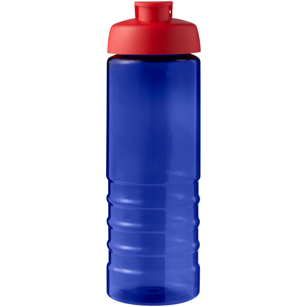 Спортивная бутылка H2O Active® Eco Treble объемом 750 мл с куполообразной крышкой cиний, красный - 21047908- Фото №3
