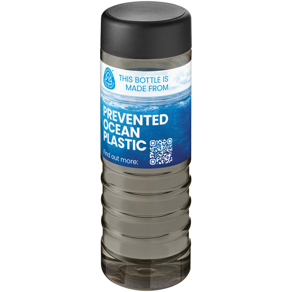 H2O Active® Eco Treble 750 мл бутылка для воды темно-серый, сплошной черный - 21048100- Фото №2 H2O Active® Eco Treble 750 мл бутылка для воды темно-серый, сплошной черный - 21048100- Фото №2