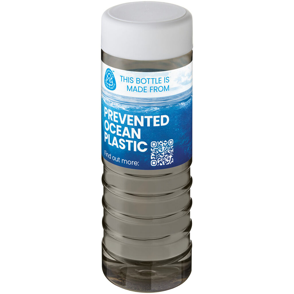 H2O Active® Eco Treble 750 мл бутылка для воды темно-серый, белый - 21048101- Фото №2