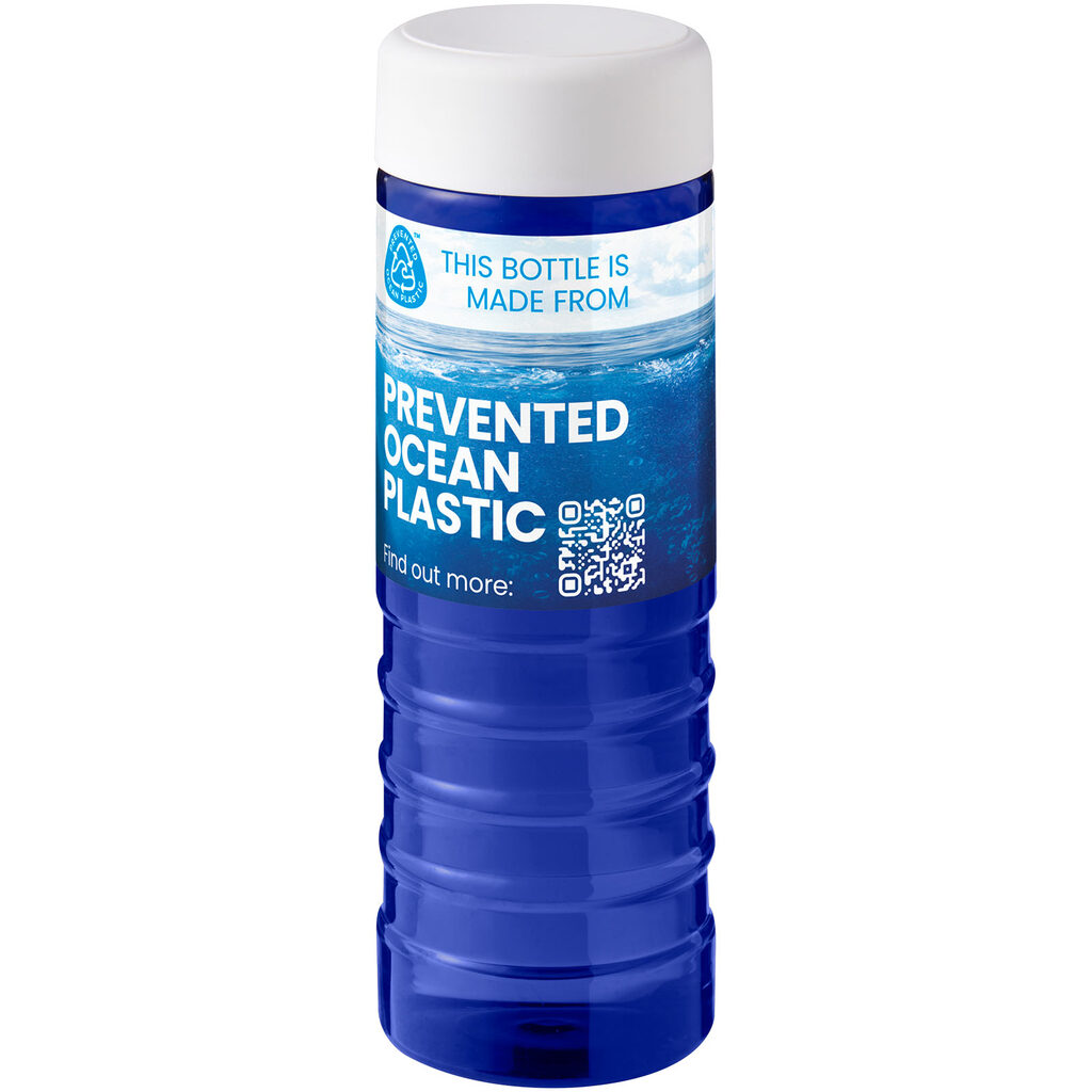 H2O Active® Eco Treble 750 мл бутылка для воды cиний, белый - 21048103- Фото №2