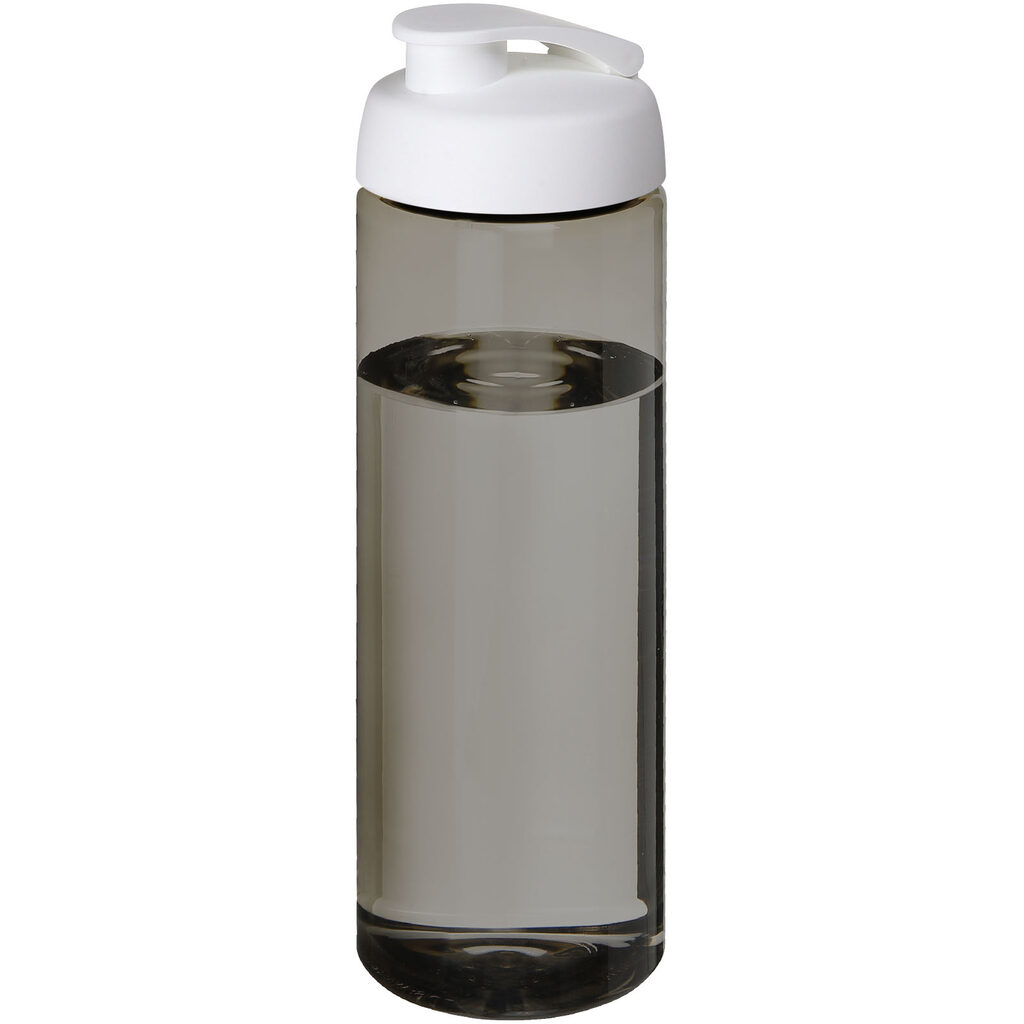 Спортивная бутылка H2O Active® Eco Vibe объемом 850 мл с откидывающейся крышкой темно-серый, белый - 21048301- Фото №1