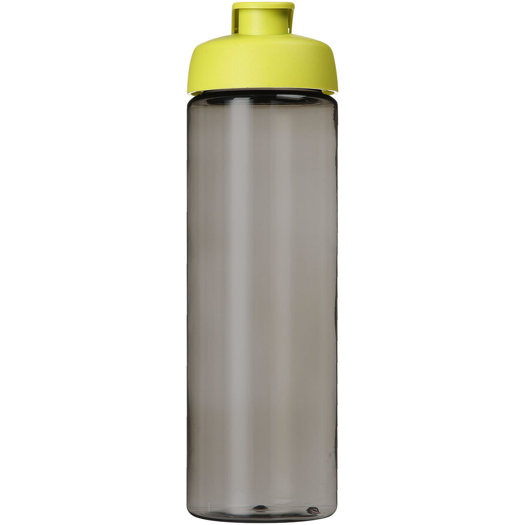Спортивная бутылка H2O Active® Eco Vibe объемом 850 мл с откидывающейся крышкой темно-серый, лайм - 21048302- Фото №3