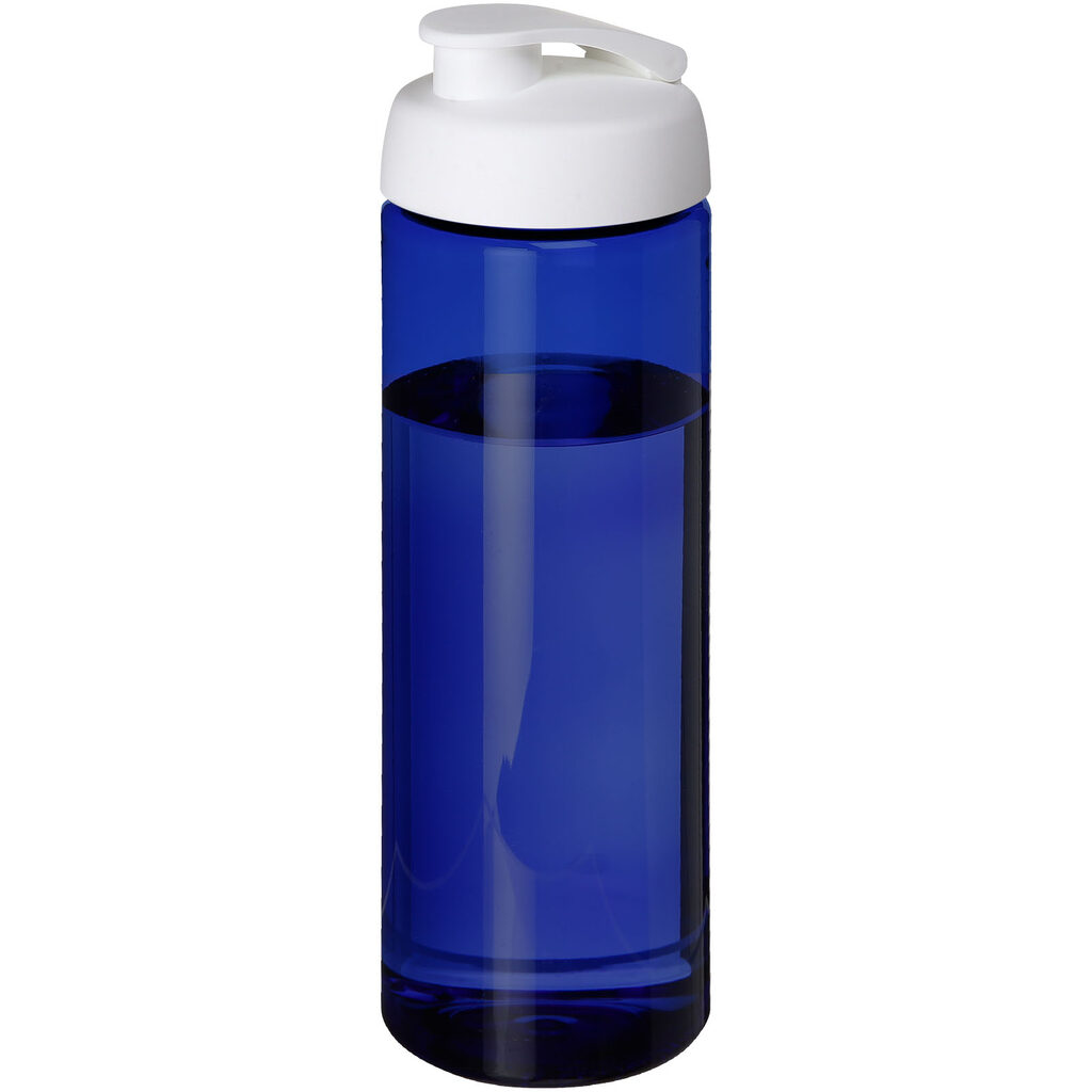 Спортивная бутылка H2O Active® Eco Vibe объемом 850 мл с откидывающейся крышкой cиний, белый - 21048307- Фото №1