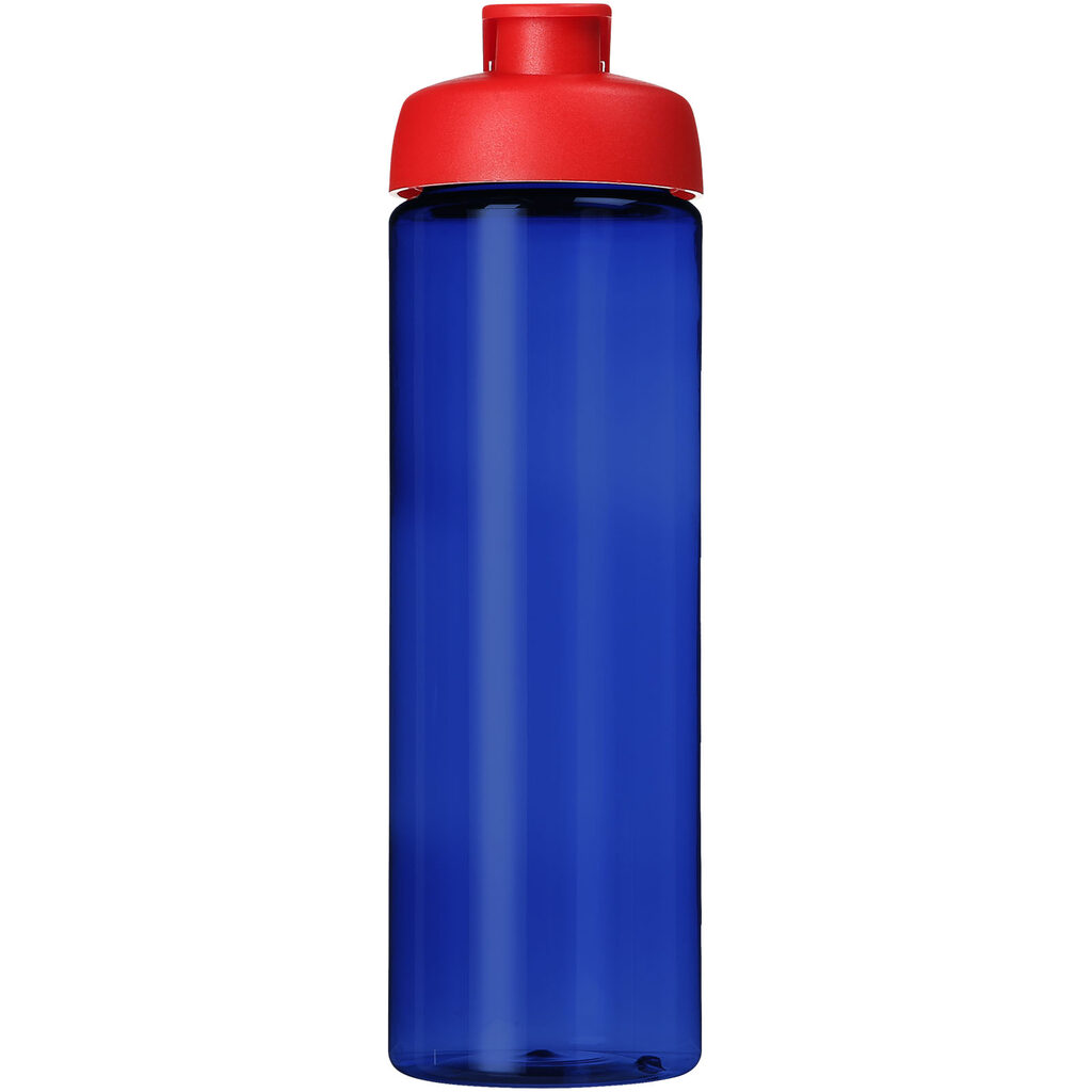 Спортивна пляшка H2O Active® Eco Vibe об'ємом 850 мл з кришкою, що відкидається синій, червоний - 21048308- Фото №3
