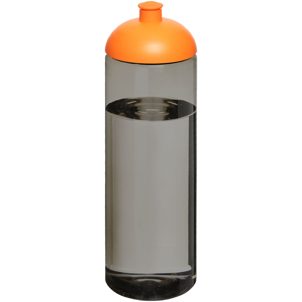 Спортивная бутылка H2O Active® Eco Vibe объемом 850 мл с куполообразной крышкой темно-серый, оранжевый - 21048402- Фото №1