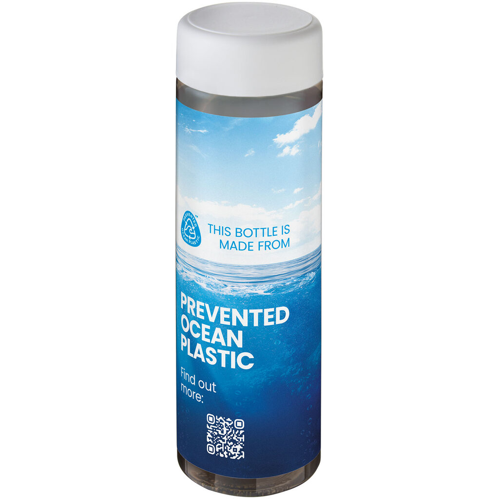 Пляшка для води H2O Active® Eco Vibe об'ємом 850 мл темно-сірий, білий - 21048501- Фото №2