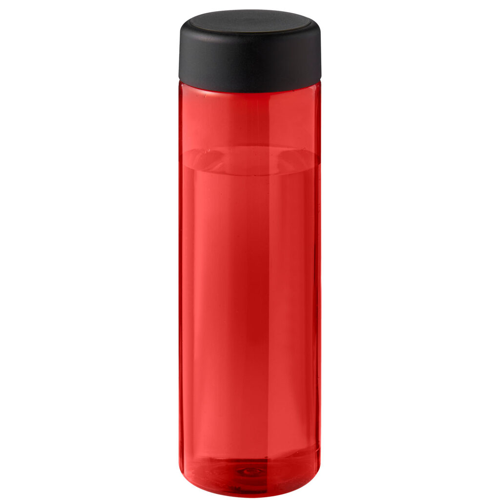 Пляшка для води H2O Active® Eco Vibe об'ємом 850 мл червоний, суцільний чорний - 21048505- Фото №1