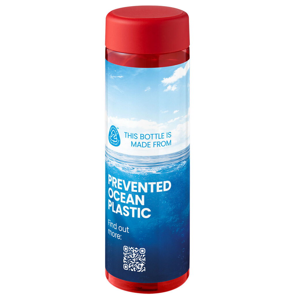 Пляшка для води H2O Active® Eco Vibe об'ємом 850 мл червоний - 21048506- Фото №2