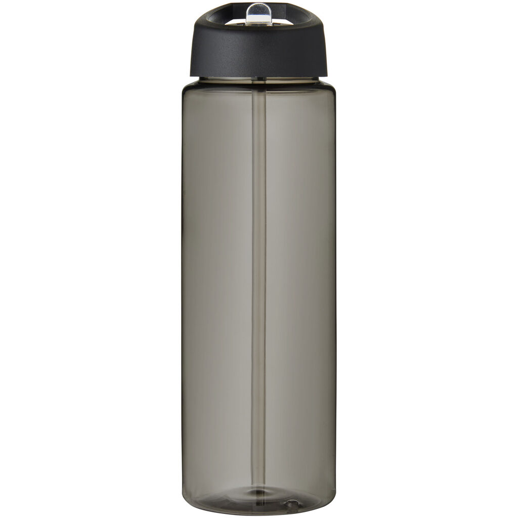 Спортивная бутылка H2O Active® Eco Vibe объемом 850 мл с крышкой-носиком темно-серый, сплошной черный - 21048600- Фото №3