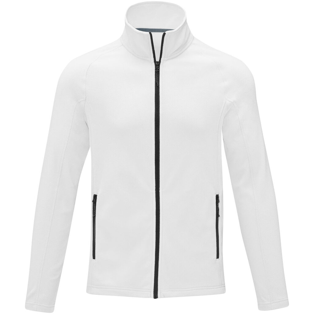 Чоловіча флісова куртка Zelus білий  розмір S - 39474011- Фото №3