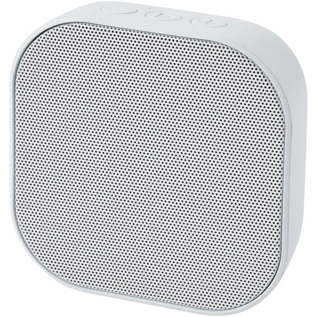 Stark 2.0 міні-колонка з функцією Bluetooth® із переробленої пластмаси, сертифікованої за стандартом RCS, потужністю 3 Вт білий - 12430501- Фото №1