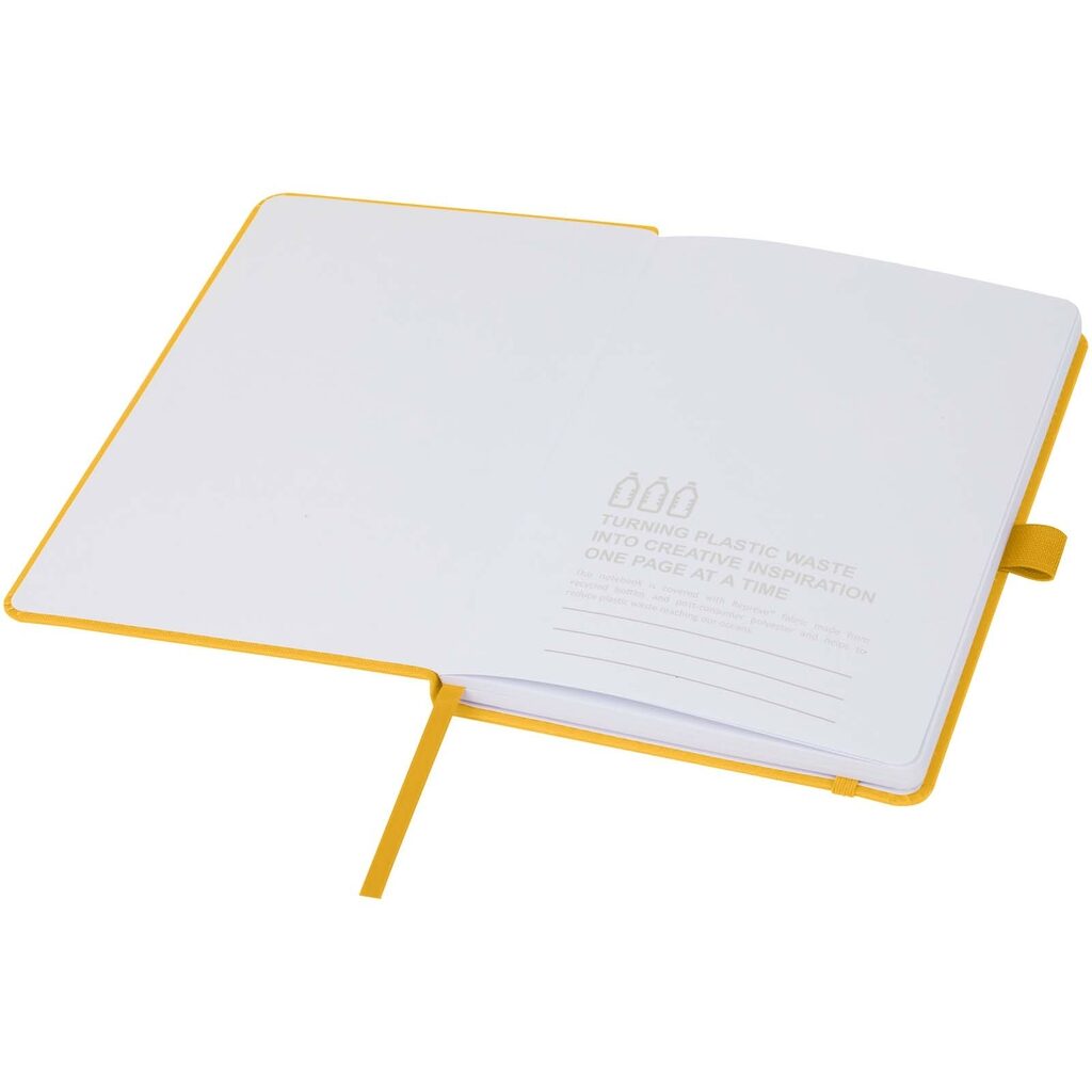 Блокнот Thalaasa в твердій обкладинці з океанічного пластику помаранчевий - 10784631- Фото №6