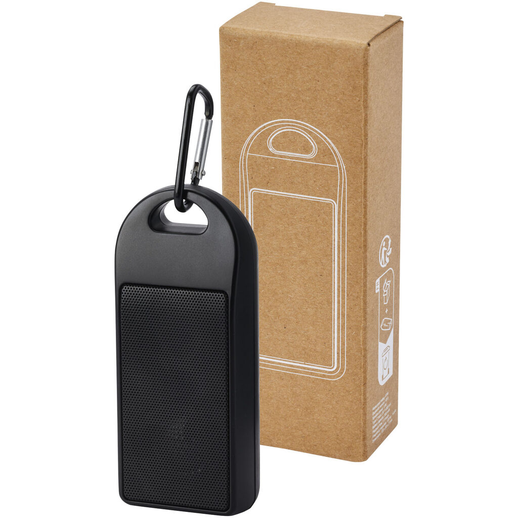 Динамик Bluetooth® Omni 3 Вт IPX4 RCS из переработанного пластика черный - 12433390- Фото №6