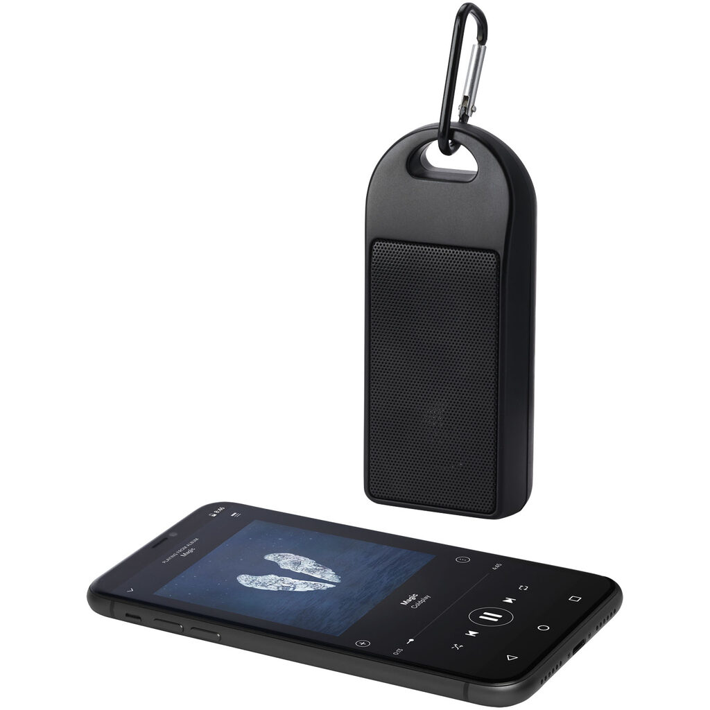 Динамик Bluetooth® Omni 3 Вт IPX4 RCS из переработанного пластика черный - 12433390- Фото №7