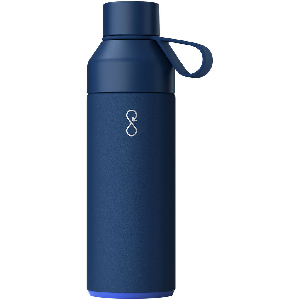 Бутылка для воды Ocean Bottle объемом 500 мл с вакуумной изоляцией синий - 10075151- Фото №1