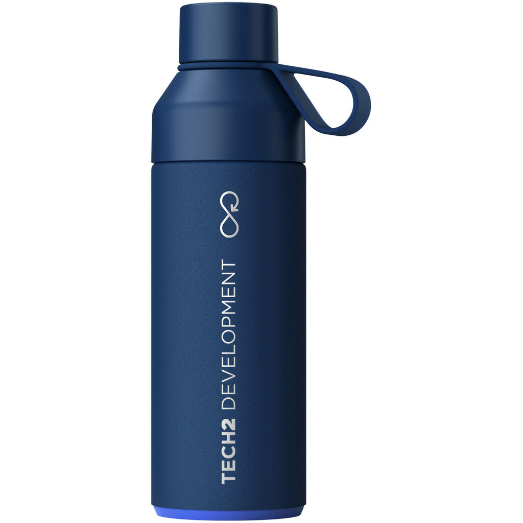 Бутылка для воды Ocean Bottle объемом 500 мл с вакуумной изоляцией синий - 10075151- Фото №2