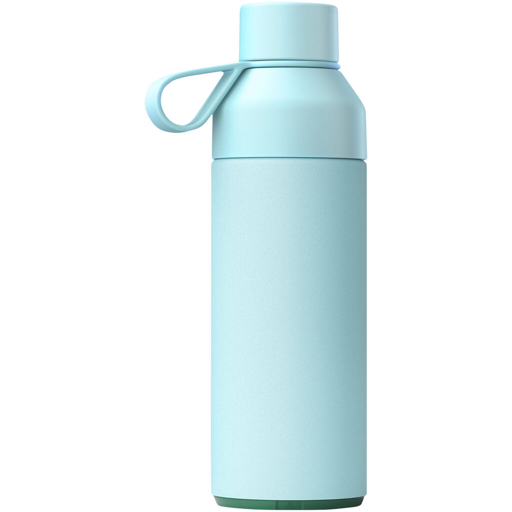Бутылка для воды Ocean Bottle объемом 500 мл с вакуумной изоляцией небесно-голубой - 10075152- Фото №4