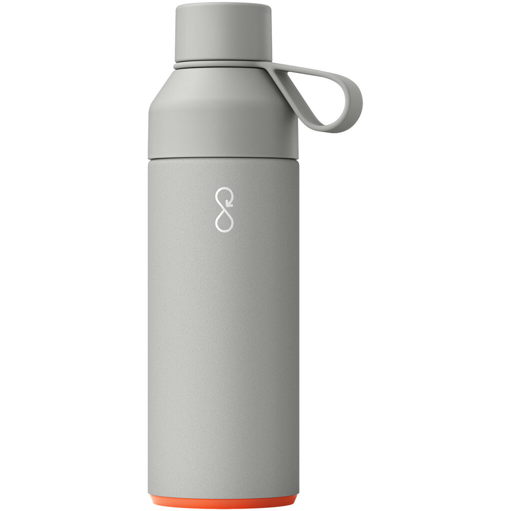 Бутылка для воды Ocean Bottle объемом 500 мл с вакуумной изоляцией серый - 10075183- Фото №1