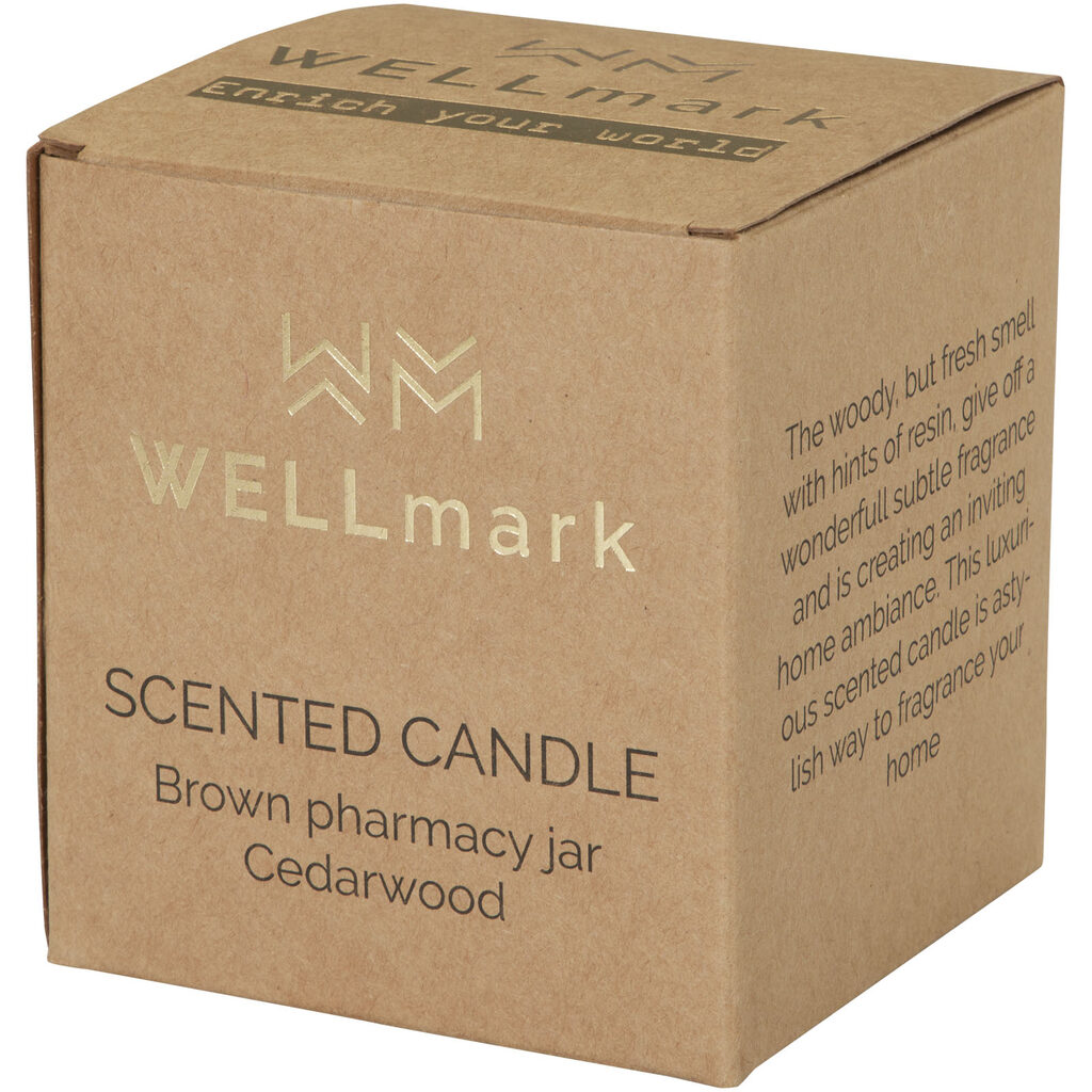 Ароматическая свеча Wellmark Let's Get Cozy 650 г - аромат кедрового дерева янтарный - 11324011- Фото №3