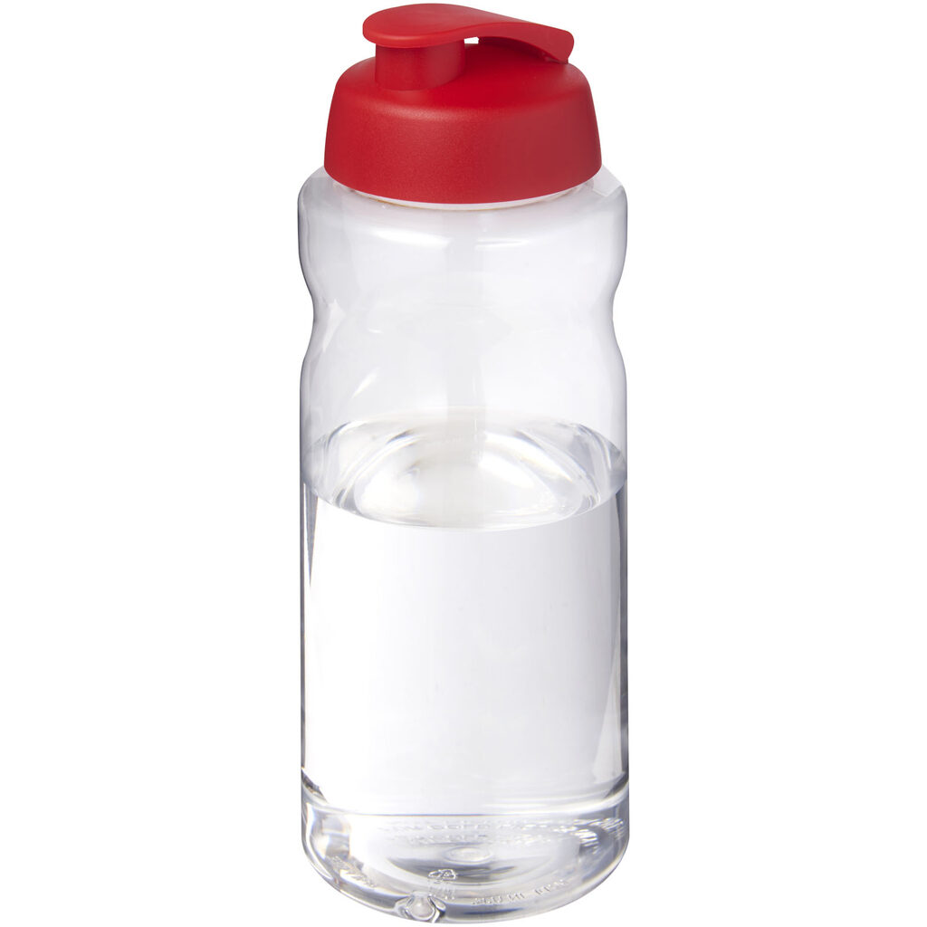 Спортивная бутылка H2O Active® Big Base объемом 1 литр с откидной крышкой красный - 21017521- Фото №1