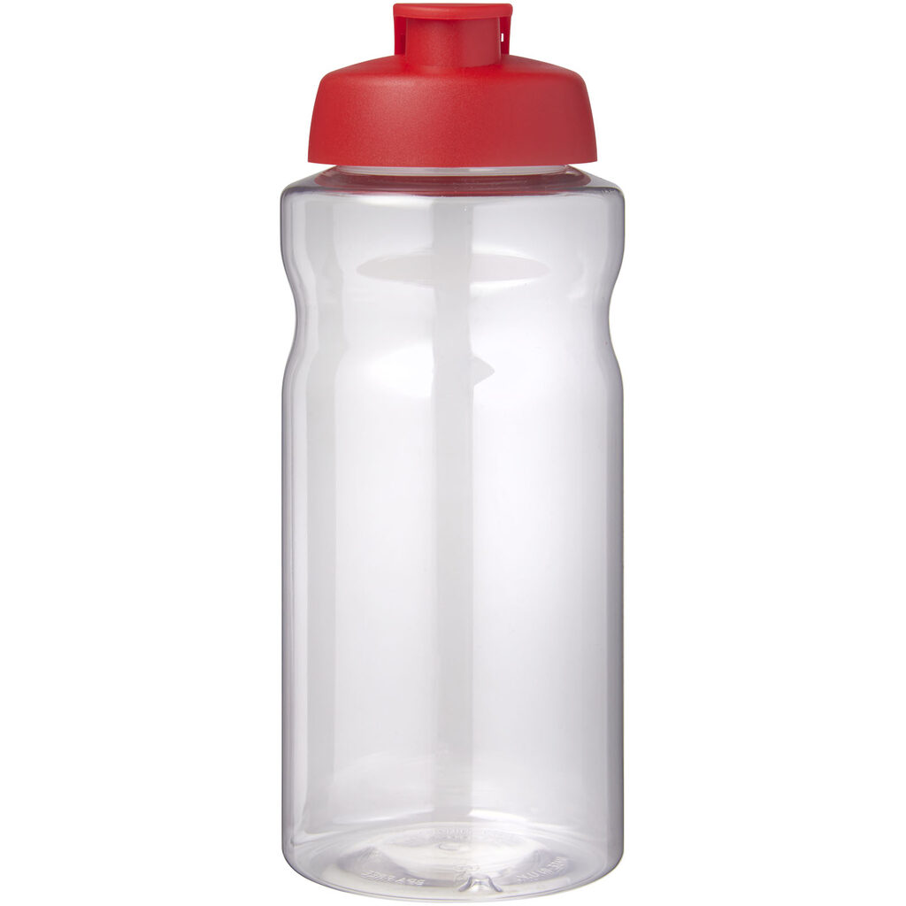 Спортивная бутылка H2O Active® Big Base объемом 1 литр с откидной крышкой красный - 21017521- Фото №3