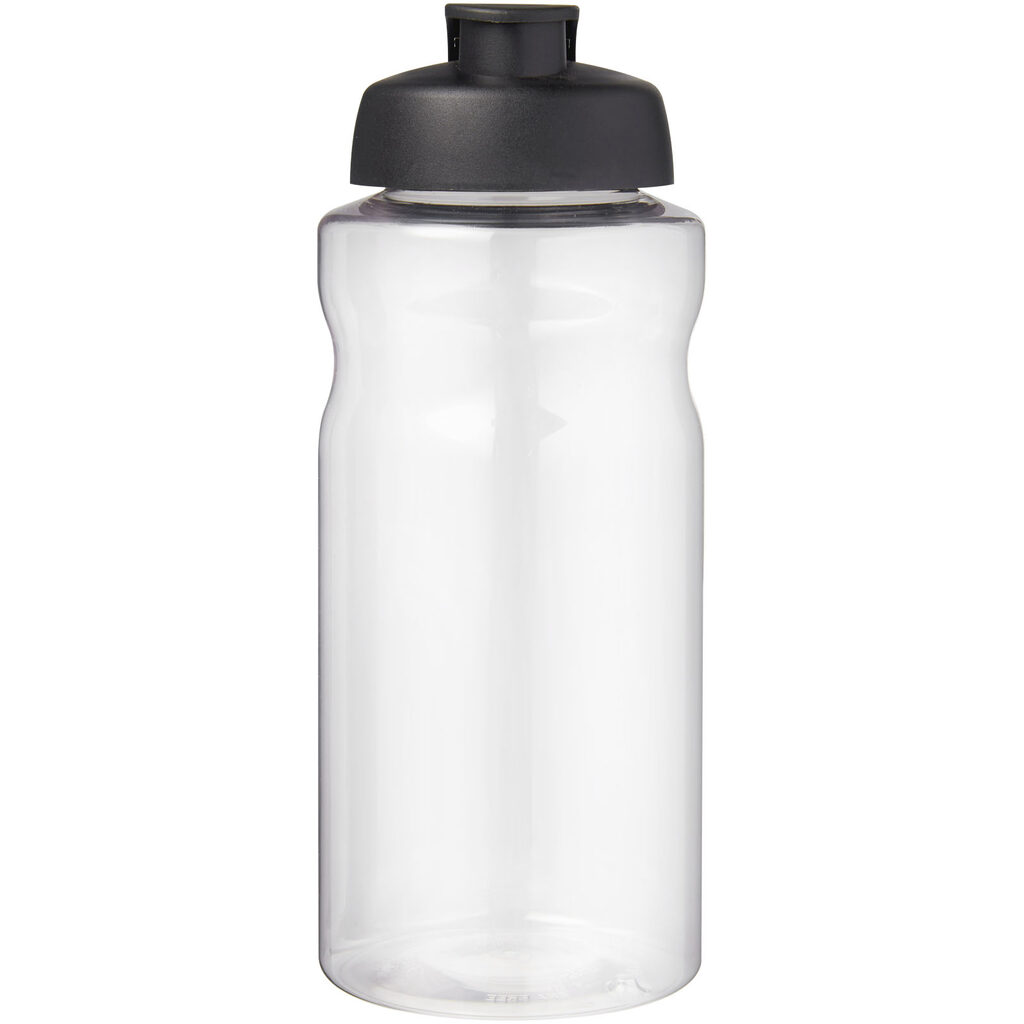 Спортивна пляшка H2O Active® Big Base об’ємом 1 літр чорний - 21017590- Фото №3