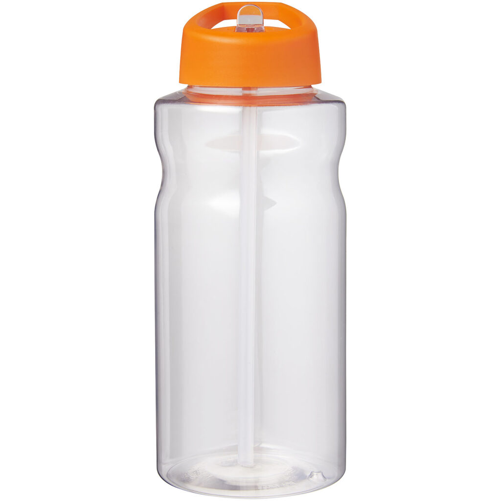 Спортивная бутылка H2O Active® Big Base емкостью 1 литр с крышкой с носиком оранжевый - 21017631- Фото №3