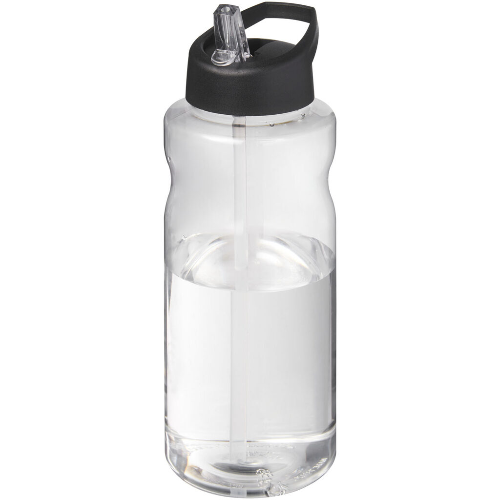 Спортивна пляшка H2O Active® Big Base об’ємом 1 л чорний - 21017690- Фото №1