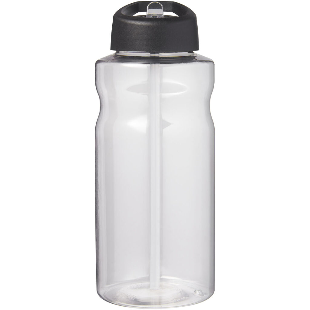 Спортивна пляшка H2O Active® Big Base об’ємом 1 л чорний - 21017690- Фото №3