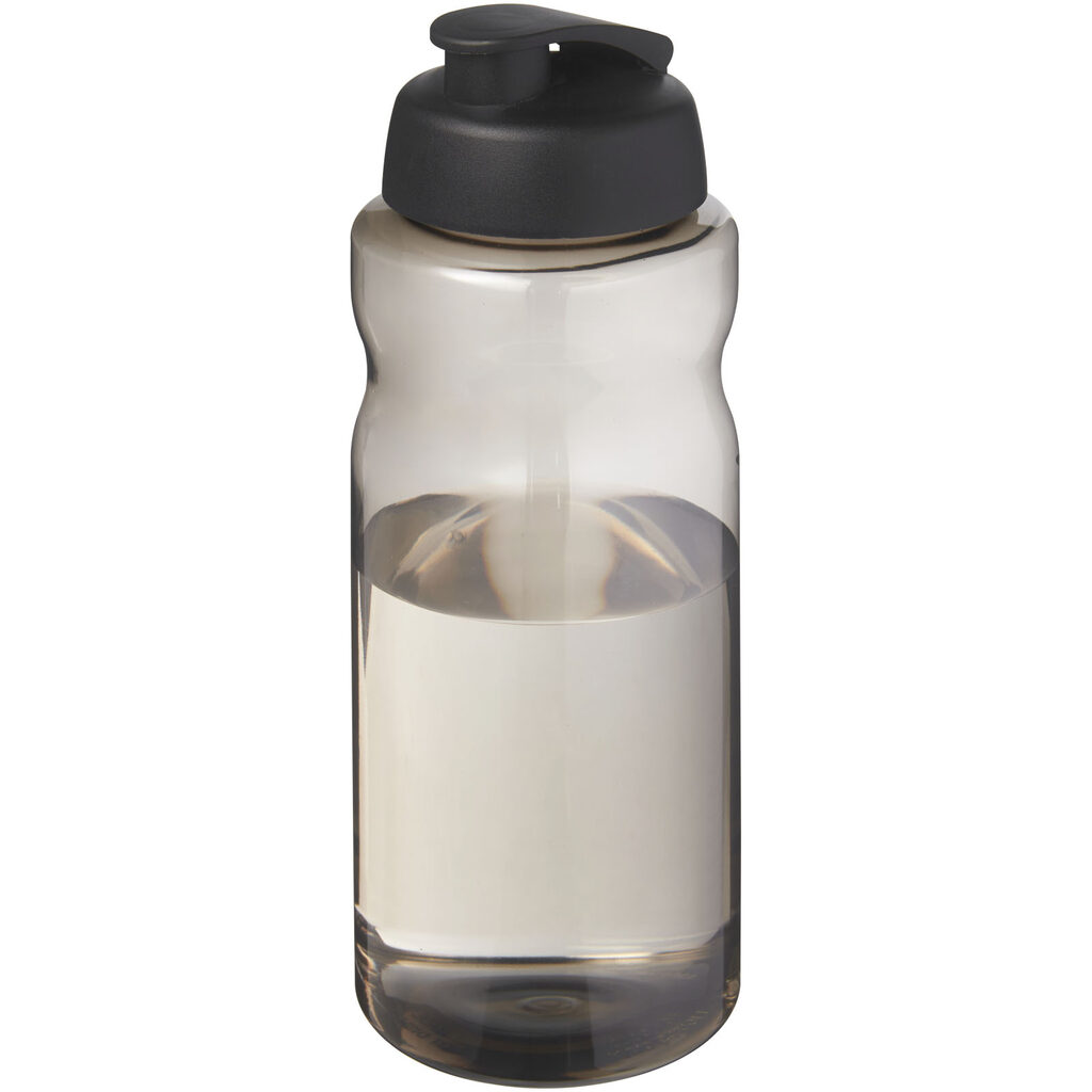 H2O Active® Eco Big Base спортивная бутылка с откидной крышкой объемом 1 литр черный - 21017884- Фото №1