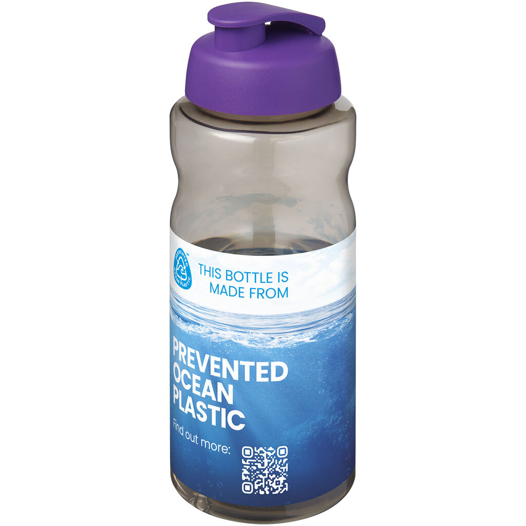 H2O Active® Eco Big Base 1 літрова спортивна пляшка пурпурний - 21017891- Фото №2