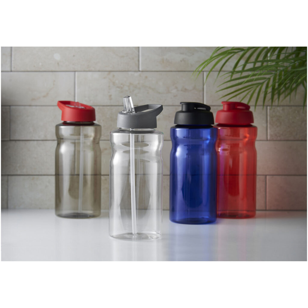 H2O Active® Eco Big Base 1 літрова спортивна пляшка синій, чорний - 21017896- Фото №5
