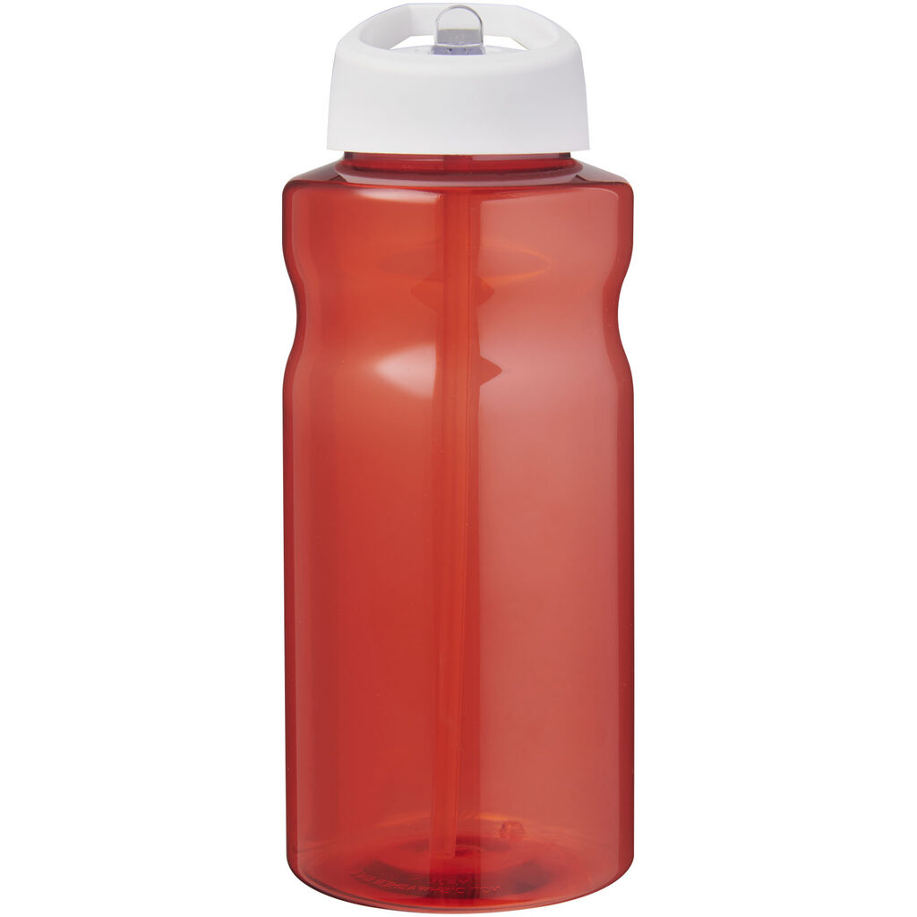 H2O Active® Eco Big Base 1 літрова спортивна пляшка червоний, білий - 21017921- Фото №3