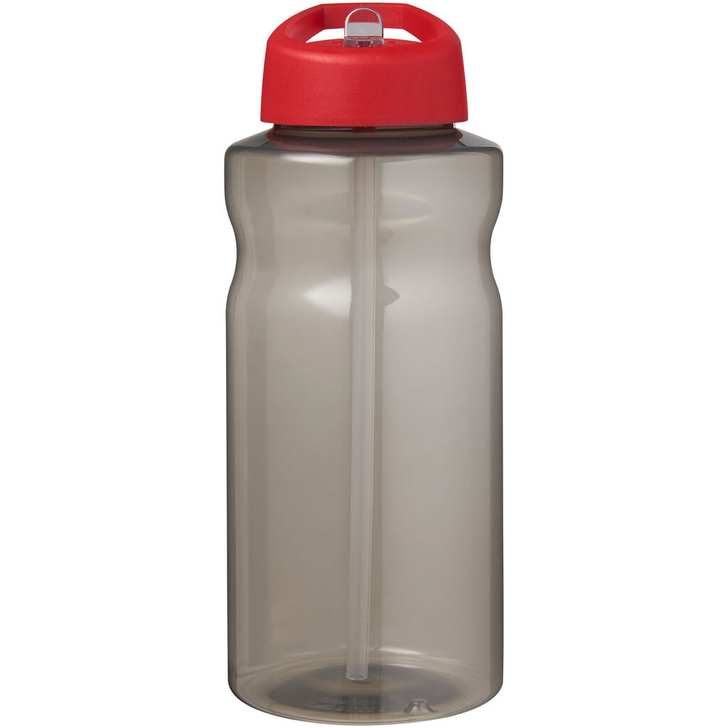H2O Active® Eco Big Base спортивная бутылка с крышкой и носиком объемом 1 литр красный - 21017994- Фото №3