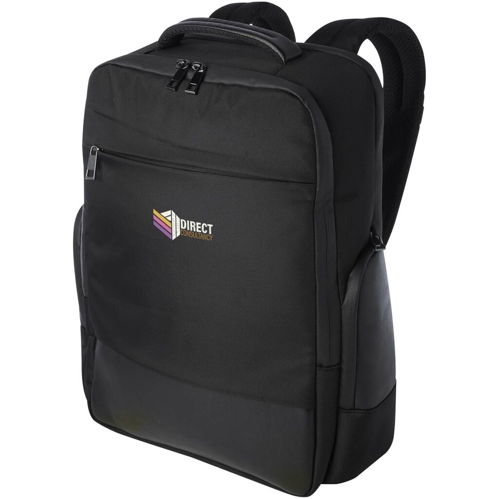 Рюкзак для ноутбука Expedition Pro с экраном 15,6 дюйма GRS, 25 л, из переработанного материала черный - 13005690- Фото №2