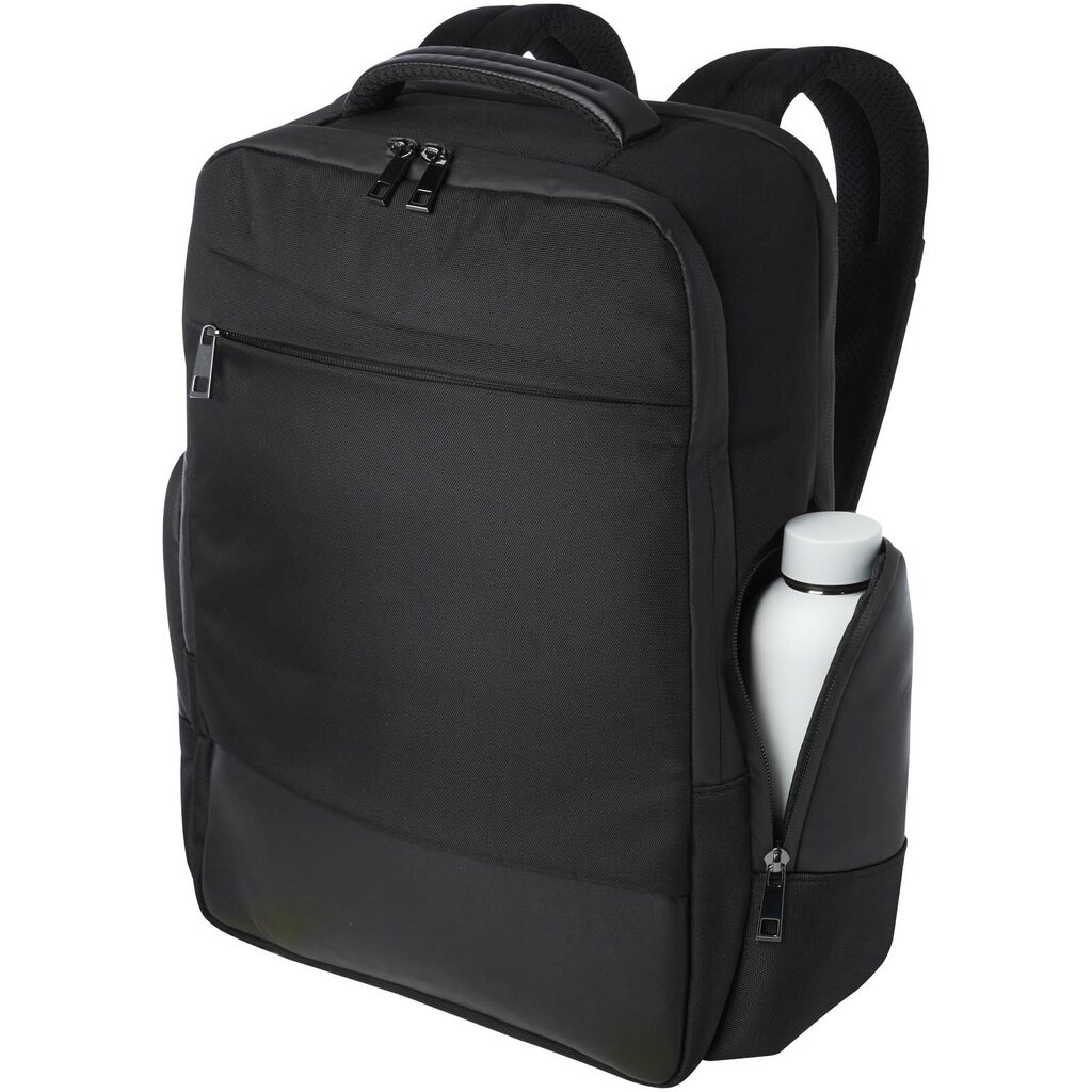Рюкзак для ноутбука Expedition Pro с экраном 15,6 дюйма GRS, 25 л, из переработанного материала черный - 13005690- Фото №5