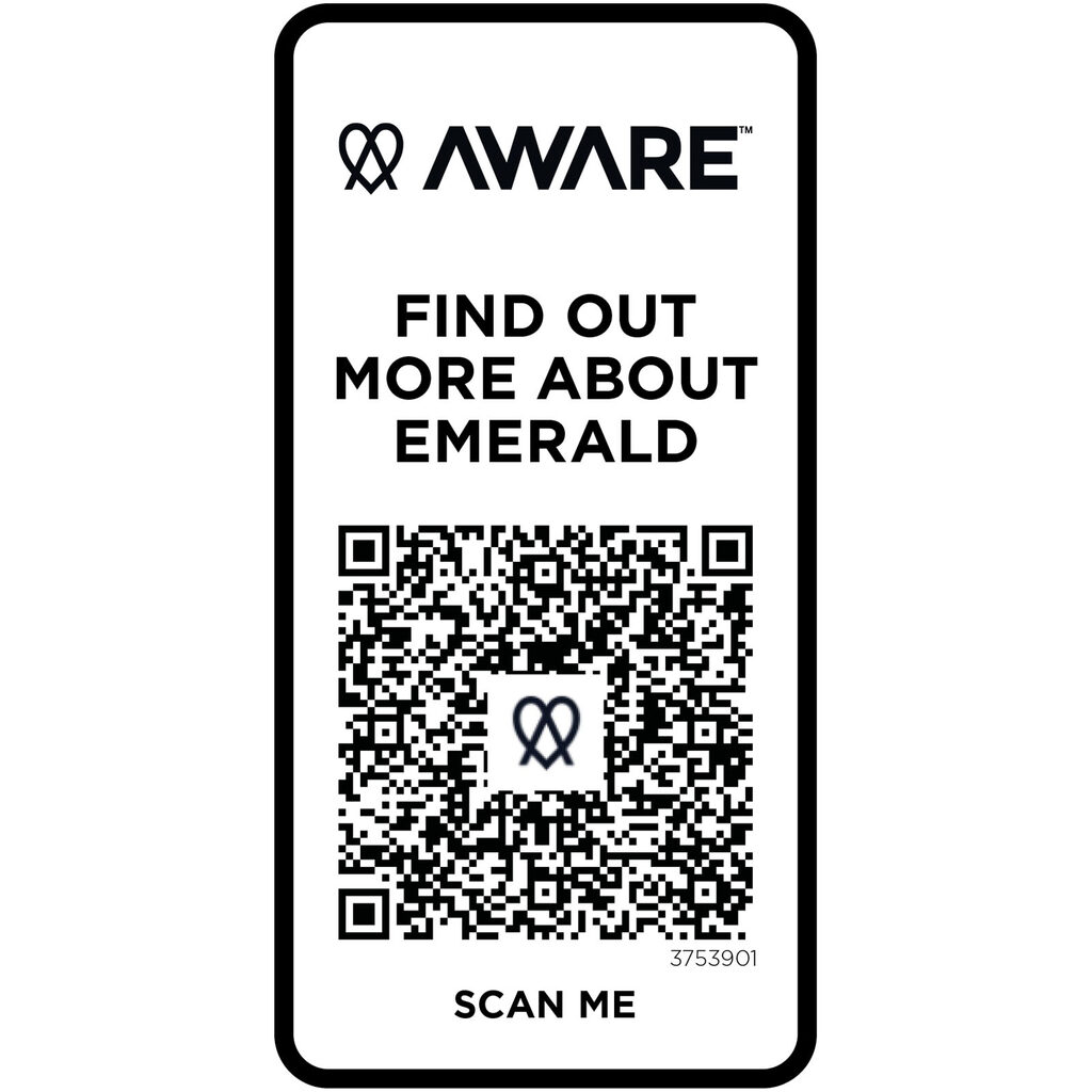 Рубашка-поло Aware™ унисекс с короткими рукавами из переработанного материала белый  размер S - 37539011- Фото №6