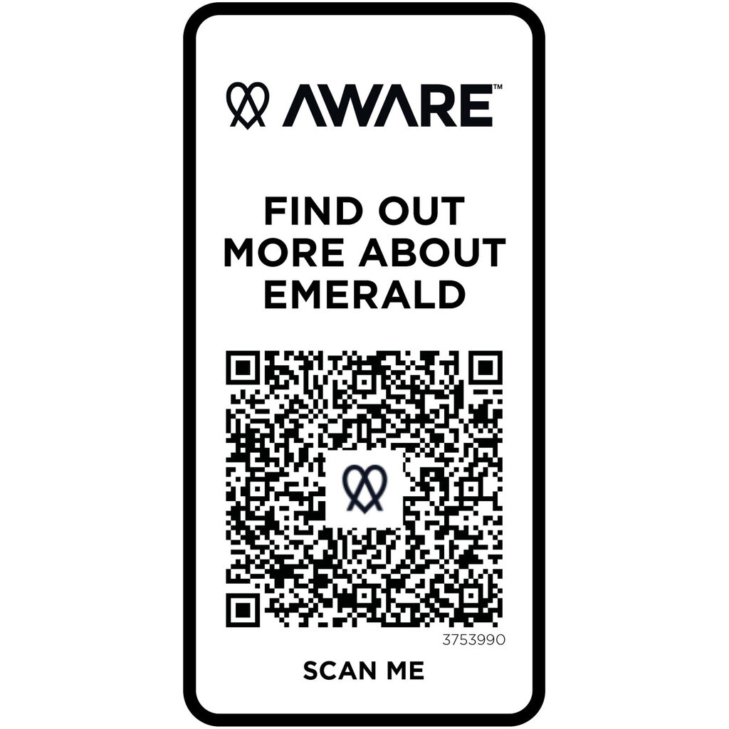 Сорочка-поло Aware™ унісекс з короткими рукавами із переробленого матеріалу чорний  розмір XL - 37539904- Фото №6