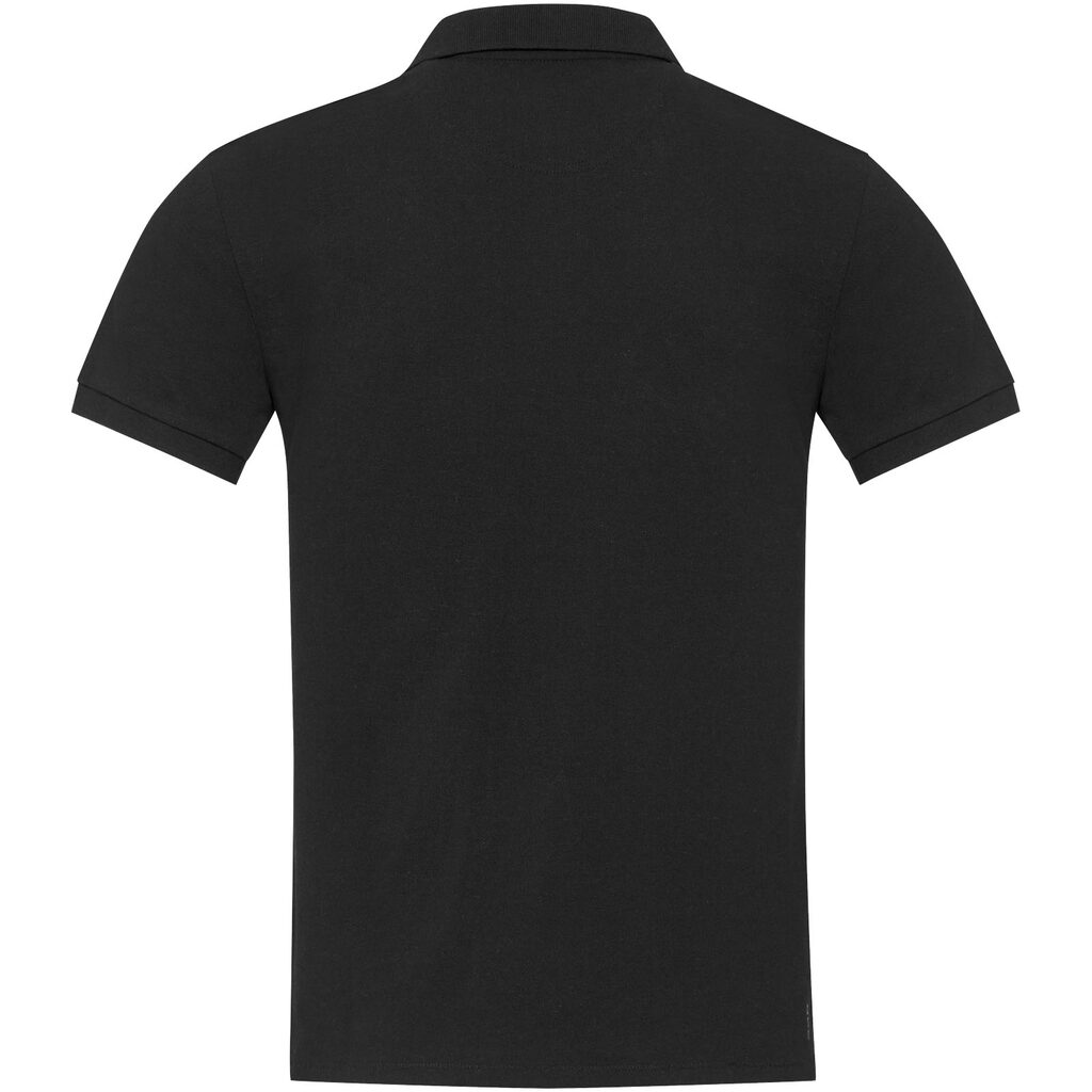 Рубашка-поло Aware™ унисекс с короткими рукавами из переработанного материала черный - 37539909- Фото №4