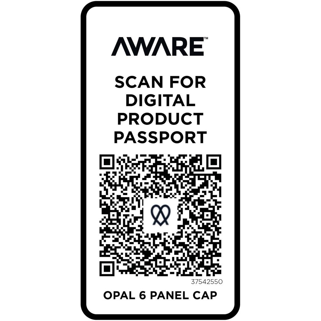 Opal з 6 панелями Aware™ кепка із перероблених матеріалів темно-синій - 37542550- Фото №5