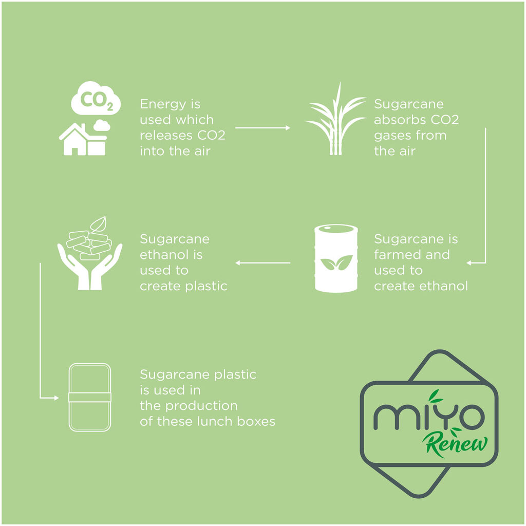 Двухслойный ланч-бокс MIYO Renew гранатовый, гранатовый, черный - 21018283- Фото №8